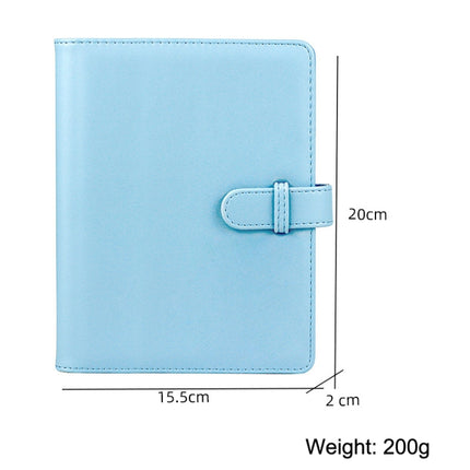 3 Inch PU Leather Retro Photo Album Photo Storage Commemorative Book, White, Pink, Purple, Blue, Black, Brown