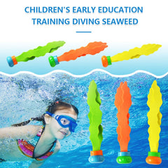 Diving Swimming Pool Toys Children Summer Water Toys, 4PCS Torpedo, 5PCS Diving Stick, 3PCS Octopus, 4PCS Hard Ring, 4PCS Soft Ring, 3PCS Small Seaweed, 3PCS Big Seaweed, 8PCS Small Stones (large), 8PCS Big Stones (small), 4PCS Sea Horses, 4PCS Sharks�...