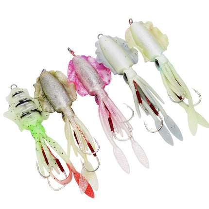 15cm 60g Sea Fishing Fake Bait Deep Sea Squid Soft Bait, Style:, A1006 With Lead, A1014 With Lead, A1046 With Lead, A1047 With Lead, A1051 With Lead, 1008, 1009, 1014, 1028