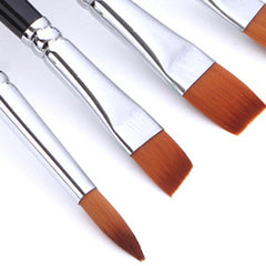 18 In 1 Multipurpose Nylon Hair Watercolor Paintbrush Acrylic Paintbrush, Dark Blue, Light Blue