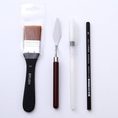 18 In 1 Multipurpose Nylon Hair Watercolor Paintbrush Acrylic Paintbrush, Dark Blue, Light Blue