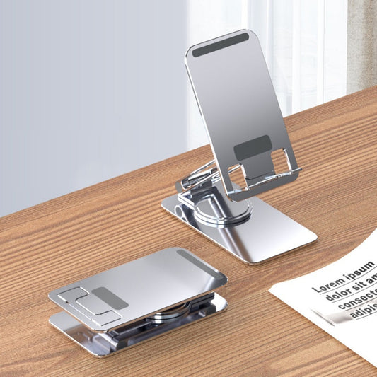 Portable Mobile Phone Tablet Desktop Stand, K5 Not Expansion Silver, K5 Not Expansion Gray, K5 Silver, K5 Gray, All Metal Silver, All Metal Gray, Round Swivel Silver, Round Swivel Dark Grey, Square Swivel Silver, Square Swivel Dark Gray