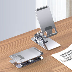 Portable Mobile Phone Tablet Desktop Stand, K5 Not Expansion Silver, K5 Not Expansion Gray, K5 Silver, K5 Gray, All Metal Silver, All Metal Gray, Round Swivel Silver, Round Swivel Dark Grey, Square Swivel Silver, Square Swivel Dark Gray