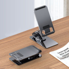 Portable Mobile Phone Tablet Desktop Stand, K5 Not Expansion Silver, K5 Not Expansion Gray, K5 Silver, K5 Gray, All Metal Silver, All Metal Gray, Round Swivel Silver, Round Swivel Dark Grey, Square Swivel Silver, Square Swivel Dark Gray