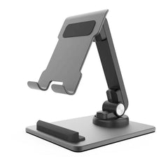 Portable Mobile Phone Tablet Desktop Stand, K5 Not Expansion Silver, K5 Not Expansion Gray, K5 Silver, K5 Gray, All Metal Silver, All Metal Gray, Round Swivel Silver, Round Swivel Dark Grey, Square Swivel Silver, Square Swivel Dark Gray