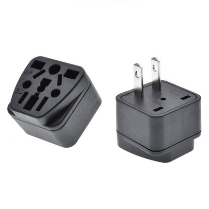 10 PCS WY-6 10A 250V Porous US Conversion Plug, WY-6 Black