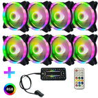 8 Fans+Remote Control