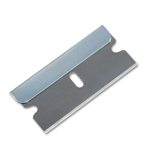 100 PCS A25 Car Film Mobile Phone Screen Auxiliary Tool Single Sided Stainless Steel Blade, 100 PCS