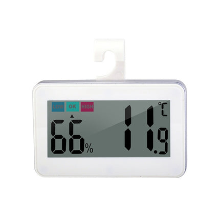HT-6S Indoor Electron Temperature And Humidity Color Digital Display Mini Home Thermometer, Temperature And Humidity White, Temperature And Humidity Black