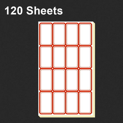 2 Bags Handwritten Self-adhesive Small Label Stickers, 4608 Red 50x28mm, 4608 Blue 50x28mm, 4621 Red 26x15mm, 4621 Blue 26x15mm, 4622 Red 28x20mm, 4622 Blue 28x20mm, 4623 Red 28x20mm, 4623 Blue 28x20mm, 4625 Red 37x25mm, 4625 Blue 37x25mm              ...