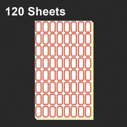 2 Bags Handwritten Self-adhesive Small Label Stickers, 4608 Red 50x28mm, 4608 Blue 50x28mm, 4621 Red 26x15mm, 4621 Blue 26x15mm, 4622 Red 28x20mm, 4622 Blue 28x20mm, 4623 Red 28x20mm, 4623 Blue 28x20mm, 4625 Red 37x25mm, 4625 Blue 37x25mm              ...