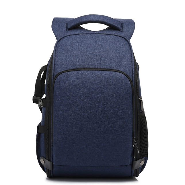 Cationic SLR Backpack Waterproof Photography Backpack with Headphone Cable Hole, Blue, Black, Red