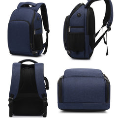 Cationic SLR Backpack Waterproof Photography Backpack with Headphone Cable Hole