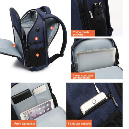 Cationic SLR Backpack Waterproof Photography Backpack with Headphone Cable Hole