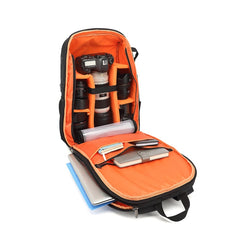 Oxford Cloth Waterproof Photography Backpack 17 Inch Laptop Backpack