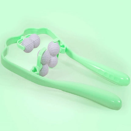 Handheld Cervical Shoulder And Neck Massager, Pink, Green, Blue