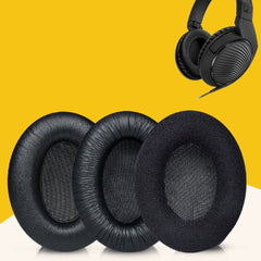 2 PCS Breathable Foam Headphone Sleeves Earmuffs For Sennheiser HD200 Pro, Spec:, Wrinkled, Velvet, Protein