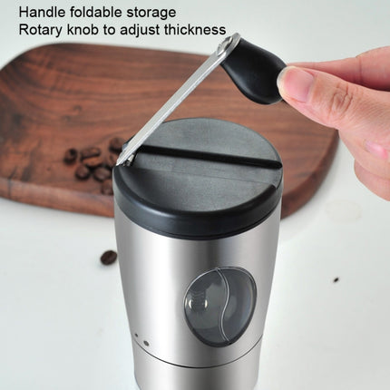 Manual Coffee Bean Grinding Machine Household Small Portable Coffee Machine, Stainless Steel