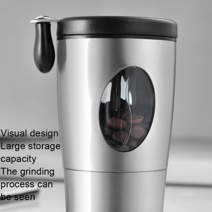 Manual Coffee Bean Grinding Machine Household Small Portable Coffee Machine, Stainless Steel