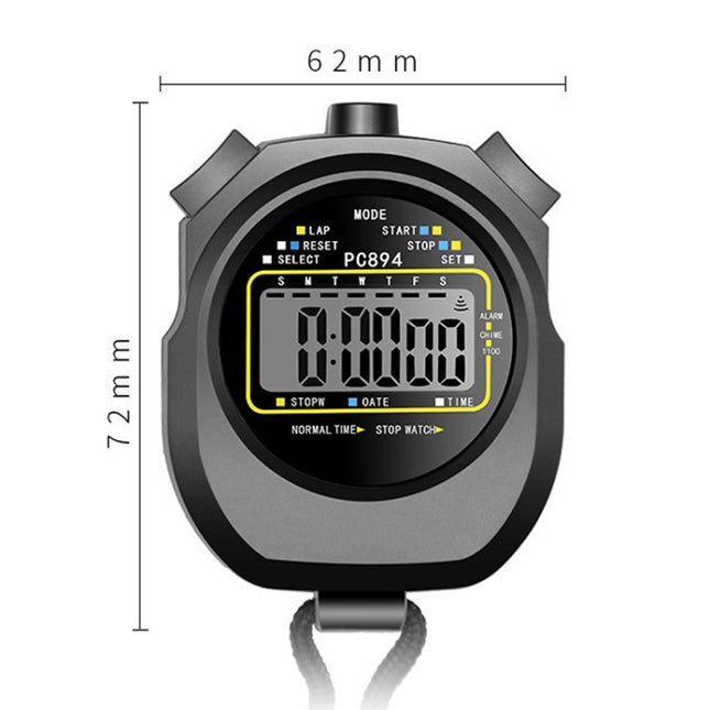 PC894 Electronic Stopwatch Timer Sports Fitness Training Referee Stopwatch, PC894