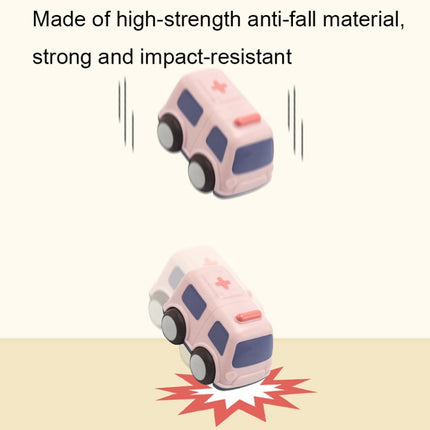 Children Cartoon Fell-Resistant Mini Inertial Pull Back Toy Car