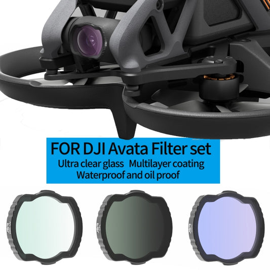 JSR  Adjustable Filter For DJI Avata,Style:, MCUV, CPL, ND8, ND16, ND32, ND64, ND8PL, ND16PL, ND32PL, ND64PL, Night, Star, CPL ND8 ND16, ND8 ND16 ND32, 4 In1 NDPL, 6 In1 UV CPL ND8/16/32/64, 8 In 1 CPL ND8/16/32/64 Night 8PL 16PL