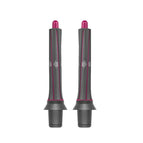 1pair Long Barrels +2 Adapters Rose Red