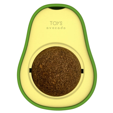 Catnip Balls And Avocado Teasing Cat Teeth Cleaning Toy, Mint Ball, Gall Fruit