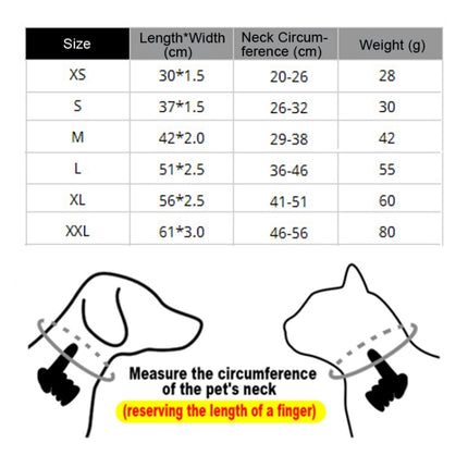 CL181K Pet Soft Reflecting Collar, XL No Iron Sheet Light Brown, XS No Iron Sheet Light Brown, M No Iron Sheet Dark Blue, L No Iron Sheet Purple, XL No Iron Sheet Red, XS No Iron Sheet Red, M No Iron Sheet Pink, L No Iron Sheet Dark Brown              ...