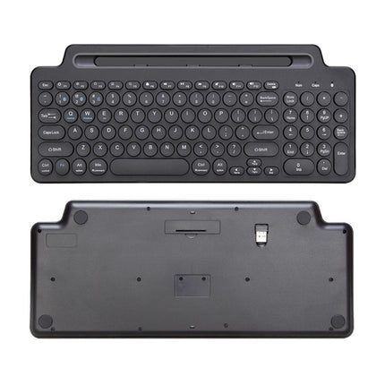 2.4G Bluetooth Wireless Keyboard With Card Slot Bracket, With Touchpad, No Touchpad