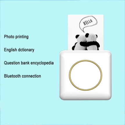 Mini Student Wrong Question Bluetooth-Thermodrucker, Weiß, Rosa, Gelb