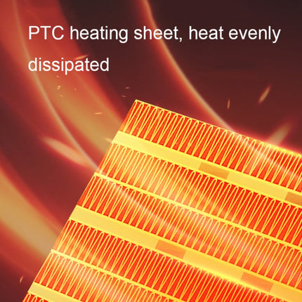 XH-1201 Winter-Desktop-Kleinheizung, leise, schnelle Erwärmung, PTC-Elektroheizung, CN-Stecker, Weiß, Grün, Blau