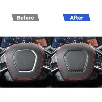 For Chevrolet Corvette C8 Steering Wheel Frame Sticker