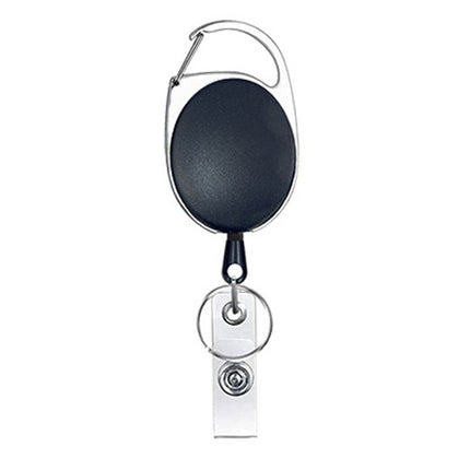 68cm Retractable Pull Badge Reel Zinc Alloy ID Lanyard Name Tag Card Badge Holder, White, Orange, Pink, Black, Red, Yellow, Green, Navy Blue, Purple, Sky Blue