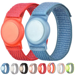 Child Adult Nylon Strap Wristband Protective Case For AirTag Tracker, 220mm, 170mm