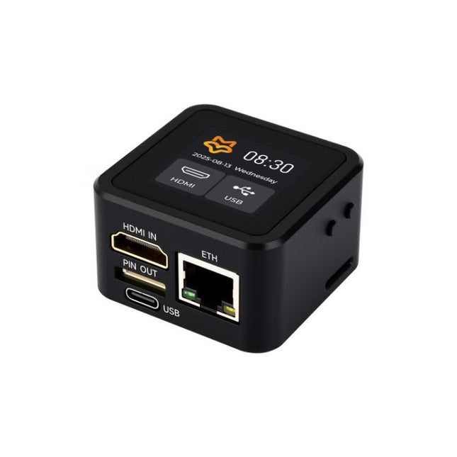 WAVESHARE Luckfox PicoKVM Lightweight IP KVM Remote Management Tool, Basic Version, Full Version (With Case and 1.54inch Display), Full Version+PicoKVM Ext Board