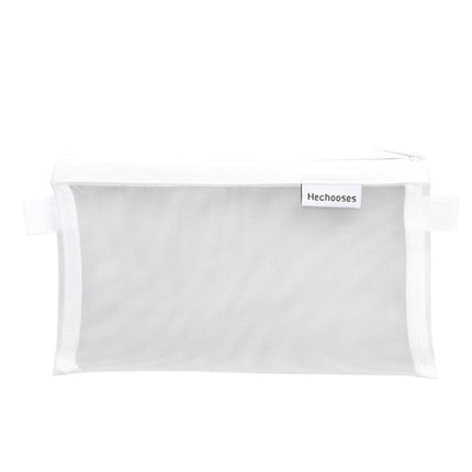 Hechooses D033 Transparent Mesh Exam Portable Pen Bag, Style:, Square (Black), Square (White), Square (Gray), Square (Pink), Square (Blue), Square (Green), Triangle (Black), Triangle (White), Triangle (Gray), Triangle (Pink), Triangle (Blue)           ...