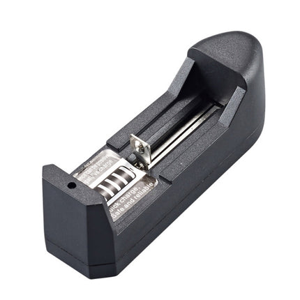 10 PCS BMAX Single Slot Direct Insert Power Supply 18650 Lithium Battery Charger, Single Slot EU Plug(Black), Single Slot US Plug(Black)