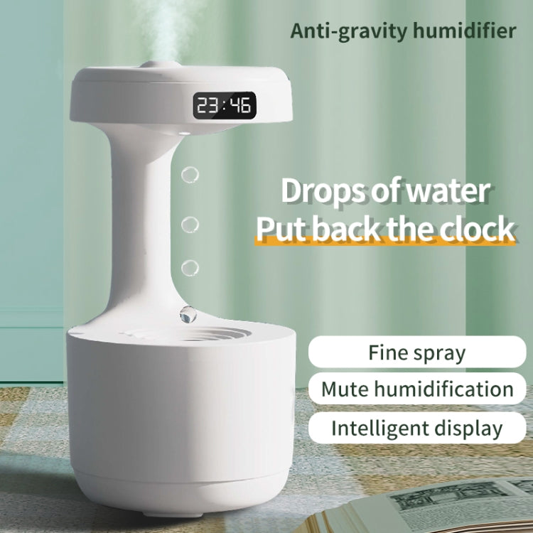 W1 LED Smart Display Anti-Gravity Water Drop Humidifier, W1