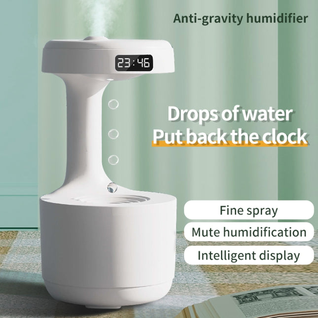 W1 LED Smart Display Anti-Gravity Water Drop Humidifier, W1