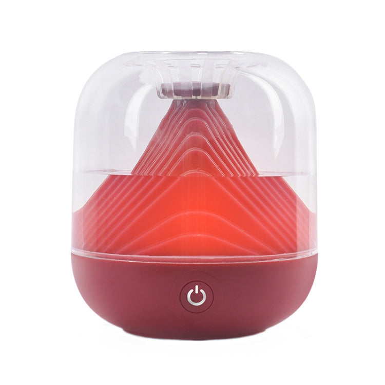 FX-039 USB Charging Ambient Light Humidifier Mountain Mini Wireless Humidifier, Green, White, Wine Red
