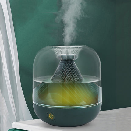 FX-039 USB Charging Ambient Light Humidifier Mountain Mini Wireless Humidifier, Green, White, Wine Red