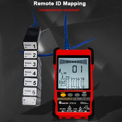 Wiederaufladbarer, einstellbarer Netzwerkkabeltester, Draht-Tracker, POE-Kabeltester, ET616 (rot), ET618 (rot), ET616, ET618