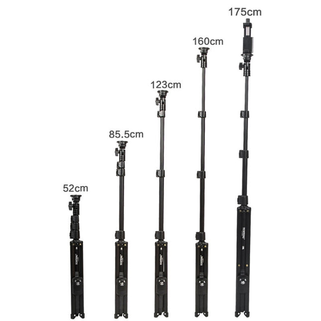 YUNTENG 1388L Tripod Selfie Stick Phone With Bluetooth Remote Control
