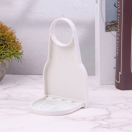 Foldable Laundry Detergent Drip Catcher Tray Cup Holder Soap Dispenser Gadget, White, Black, Yellow, Red