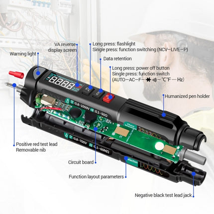 ANENG Multifunction Intelligent Measurement High Precision Multimeter, Model:, A3007, A3008, A3007 With Accessories, A3008 With Accessories