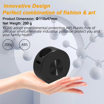 Miniproyector LED YT200 de 320 x 180P, HD, con alimentación por USB, compatible con conexión por cable para pantalla de teléfono, color negro y blanco