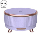 EU Plug / Purple Flower Dot