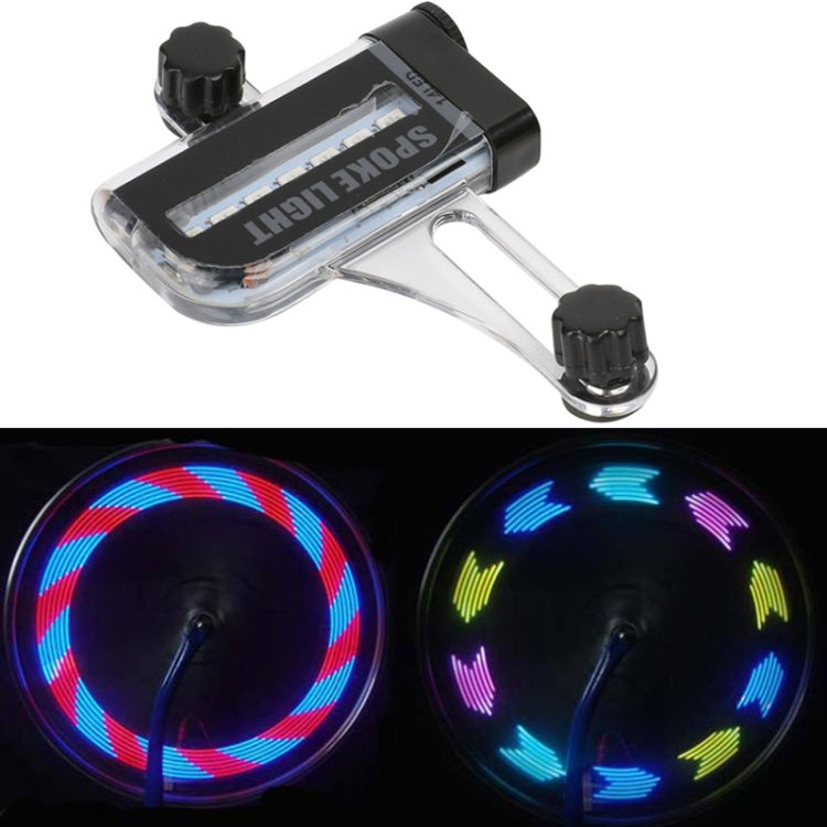 Bike Double-Sided Hot Wheels Mountain Bike Steel Wire Colorful Spokes Lamp, A02