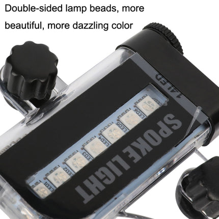 Bike Double-Sided Hot Wheels Mountain Bike Steel Wire Colorful Spokes Lamp